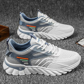 Coconut Men's Shoes Summer Breathable Mesh Shoes Men's Korean Version Versatile Thick Sole Sports Casual Running Shoes - Fashionner